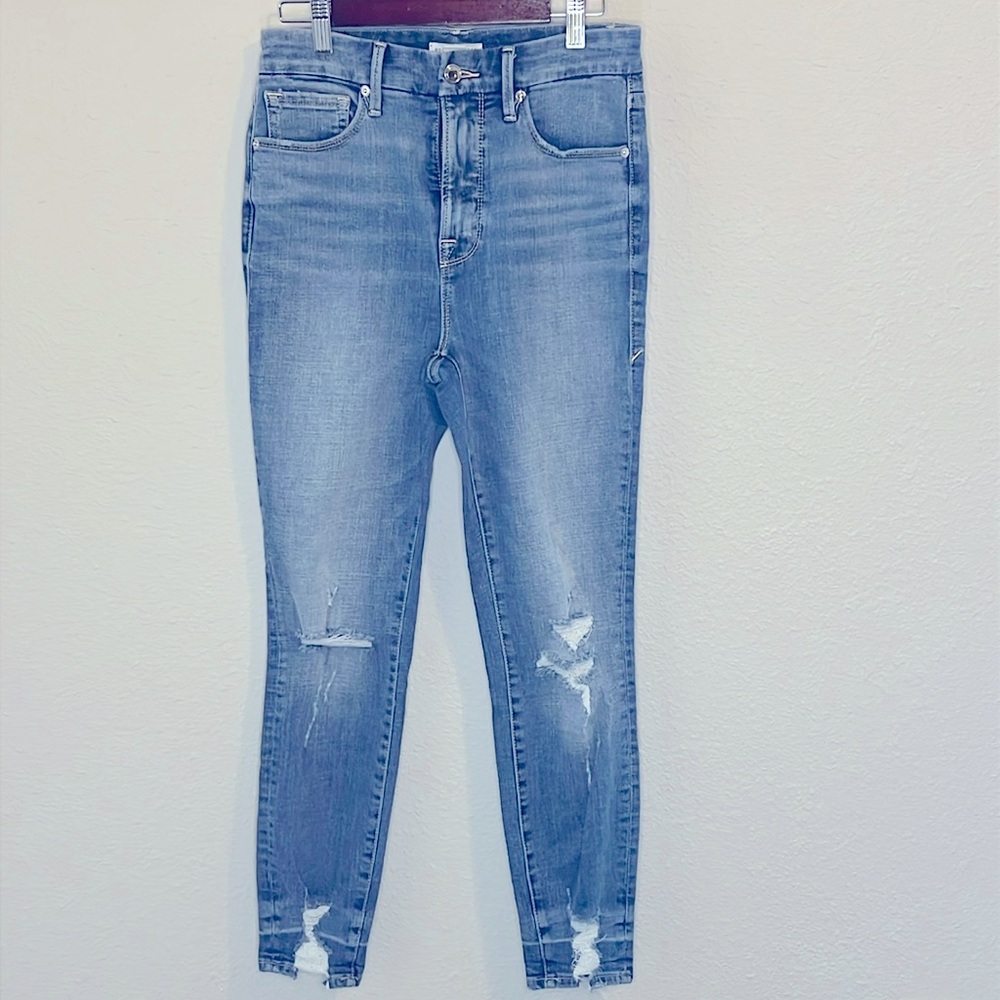 Good American Distressed Jeans